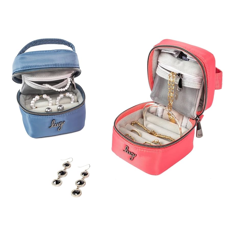 Amazon.com: Lug Swizzle Mini Jewelry Case, METALLIC BLACK